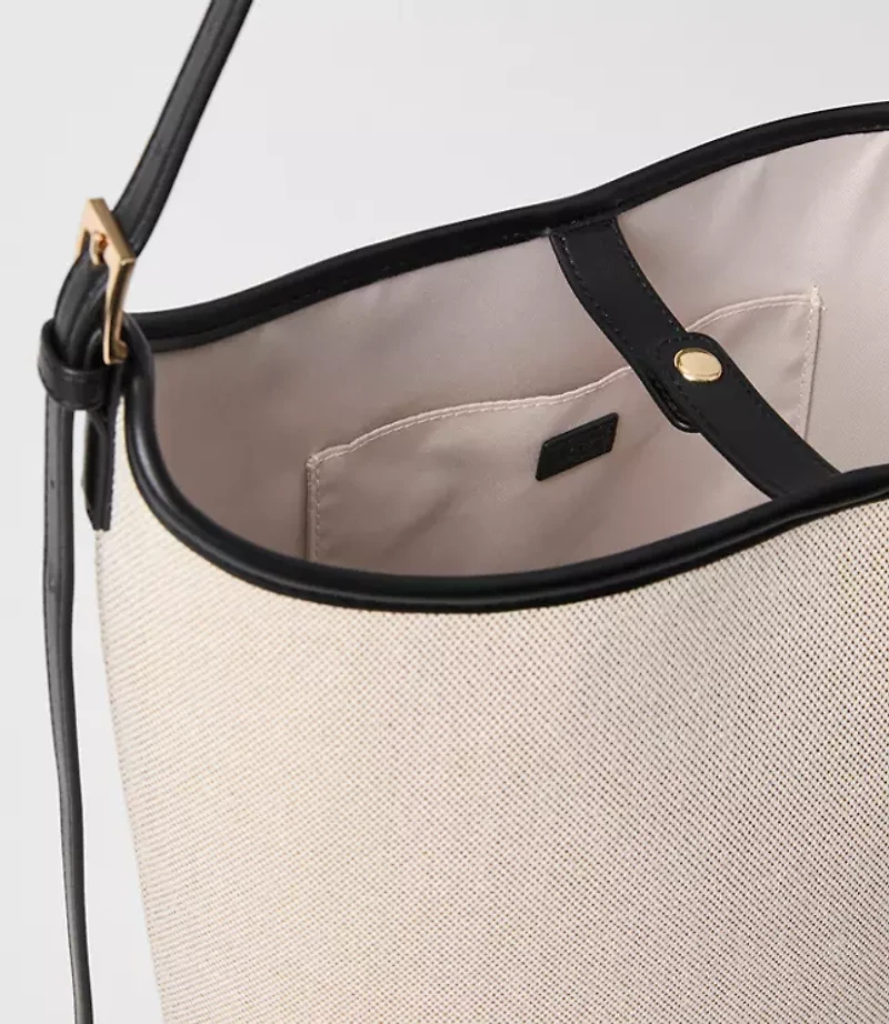 Canvas Bucket Bag