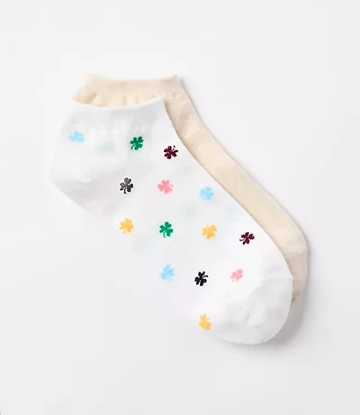 Shamrock & Heathered Ankle Sock Set