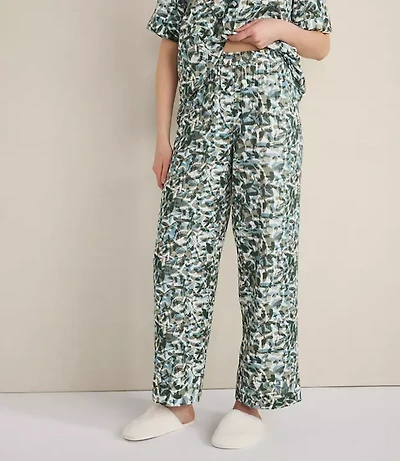 Haven Well Within Organic Cotton Gauze Floral Pajama Pants