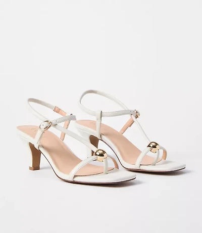 Studded Strappy Heels