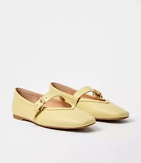 Mary Jane High Vamp Ballet Flats