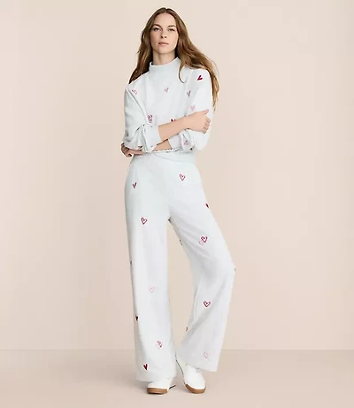 Petite Lou & Grey Heart Cozy Cotton Wide Leg Pants