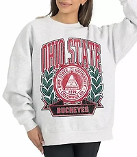 Gameday Couture Ohio State Buckeyes Heritage Fleece Crew Neck Pullover