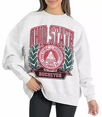Gameday Couture Ohio State Buckeyes Heritage Fleece Crew Neck Pullover