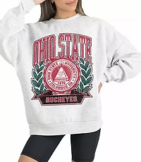 Gameday Couture Ohio State Buckeyes Heritage Fleece Crew Neck Pullover