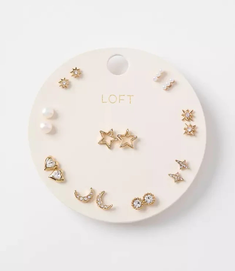 Celestial Stud Earring Set