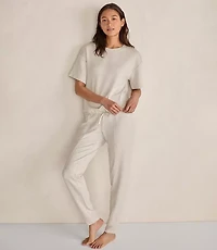 Haven Well Within Soft Knit Tie-Front Short Sleeve Top