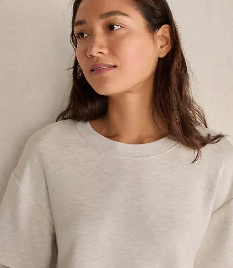 Haven Well Within Soft Knit Tie-Front Short Sleeve Top