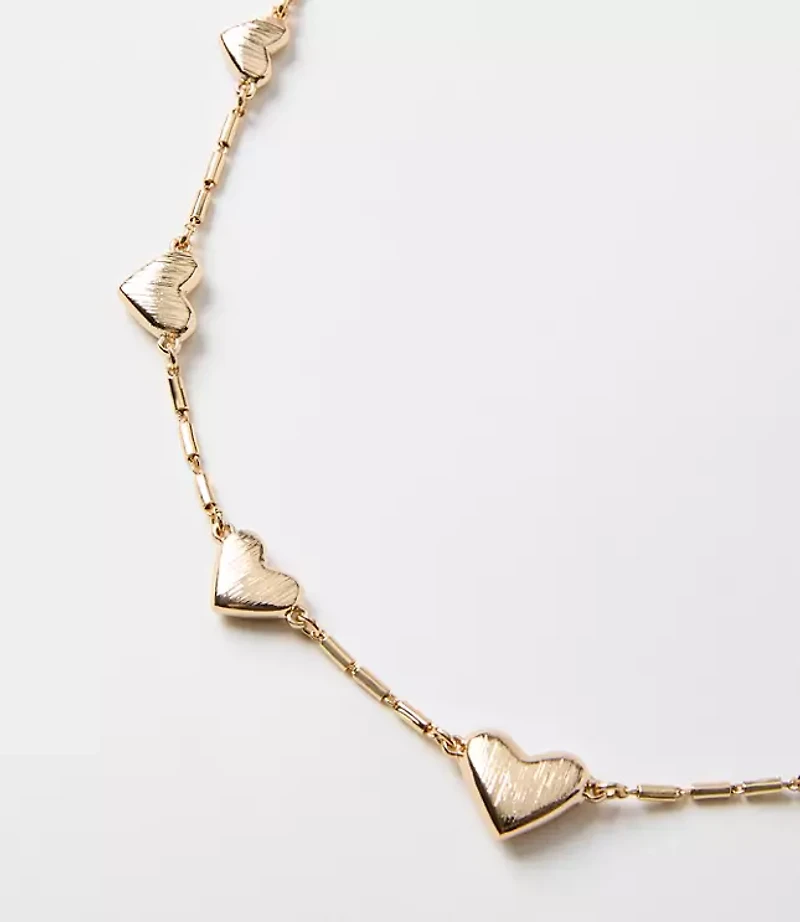 Scattered Heart Necklace