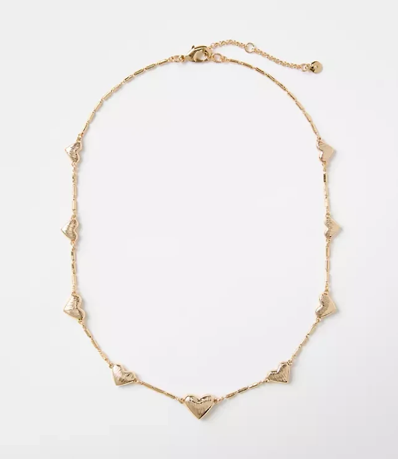 Scattered Heart Necklace