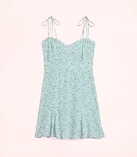 Lately Dotted Tie Strap Mini Dress