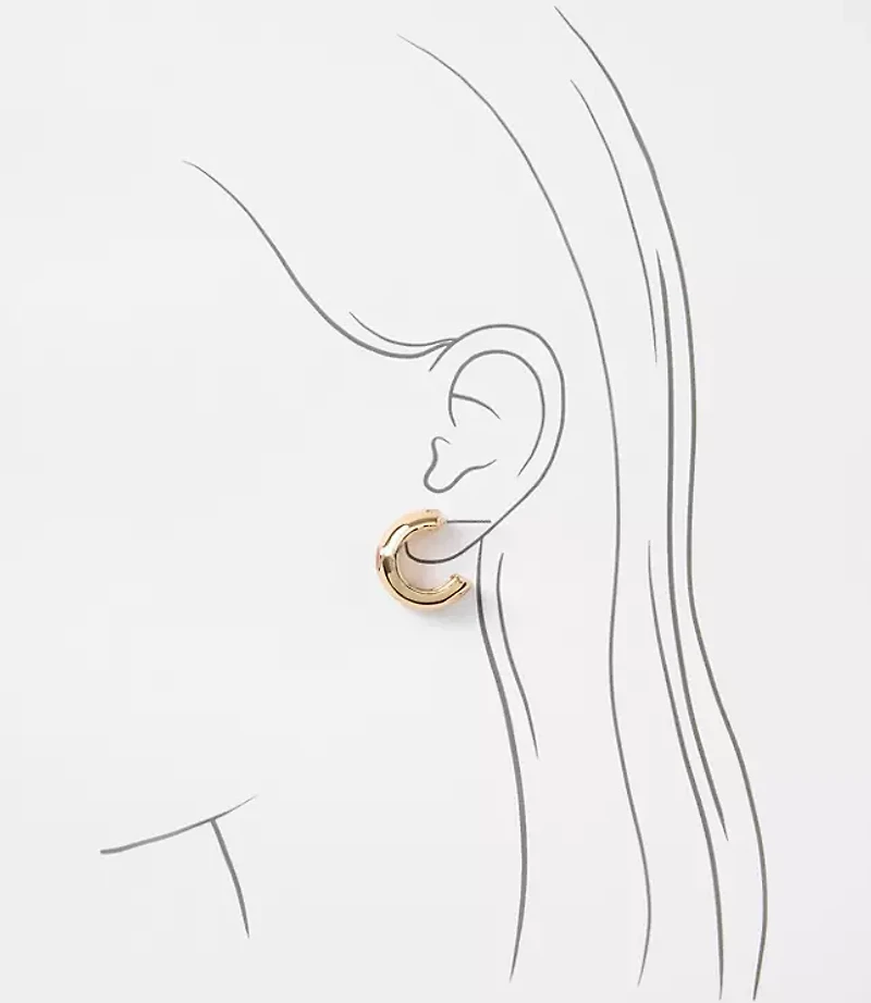 Heart Hoop Earrings