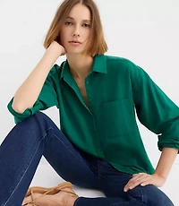 Linen Cotton Everyday Oversized Pocket Shirt