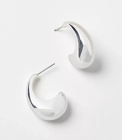 Teardrop Hoop Earrings