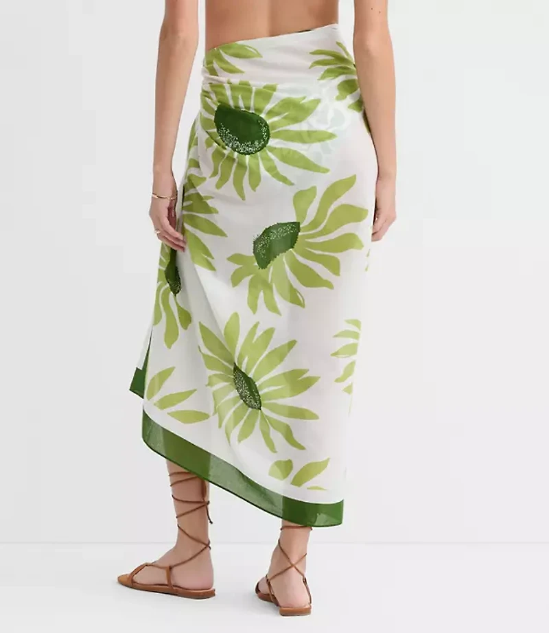 LOFT Beach Floral Sarong