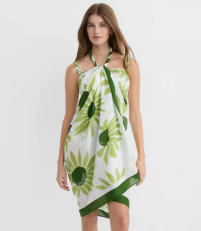 LOFT Beach Floral Sarong