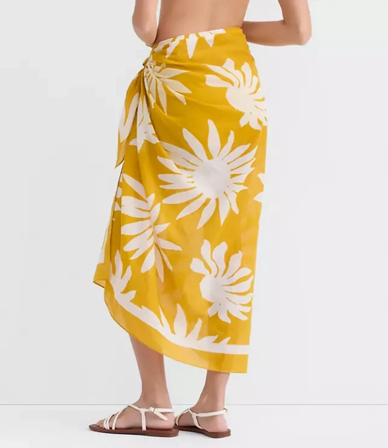 LOFT Beach Floral Sarong
