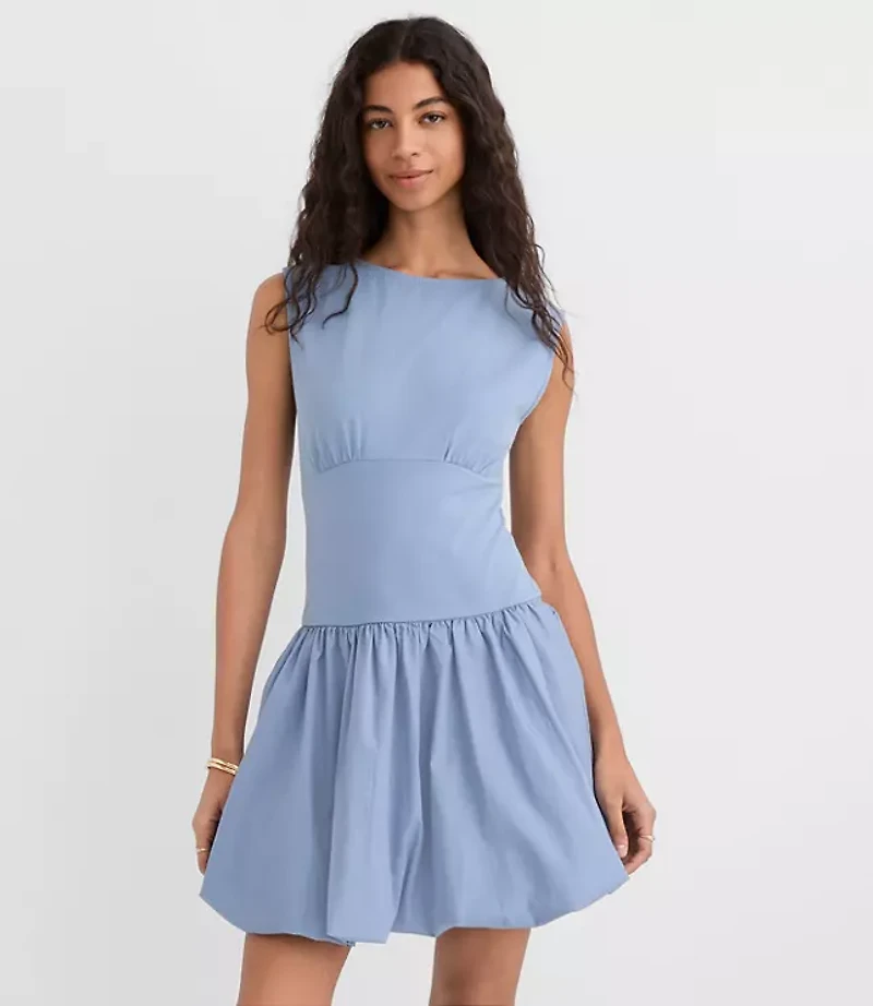 Mixed Media Bubble Dress