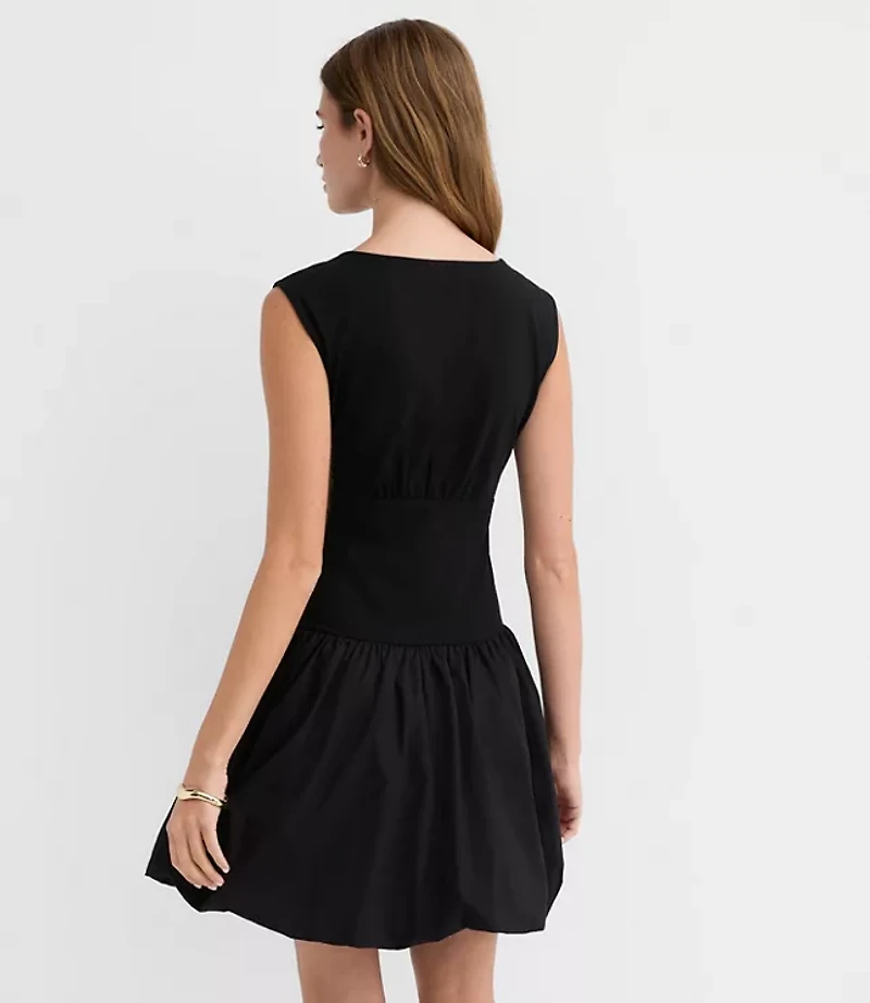 Mixed Media Bubble Dress