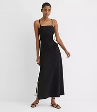 LOFT Beach Crochet Bra Maxi Dress