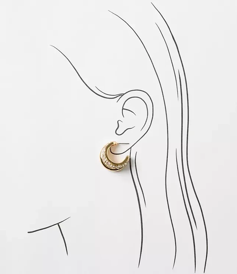 Sparkle Double Hoop Earrings