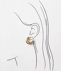 Sparkle Double Hoop Earrings