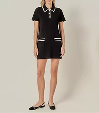 English Factory Scalloped Detailed Mini Dress