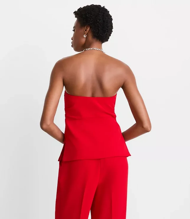 LOFT Versa Crepe Drape Bustier