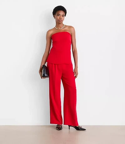 LOFT Versa Crepe Drape Bustier