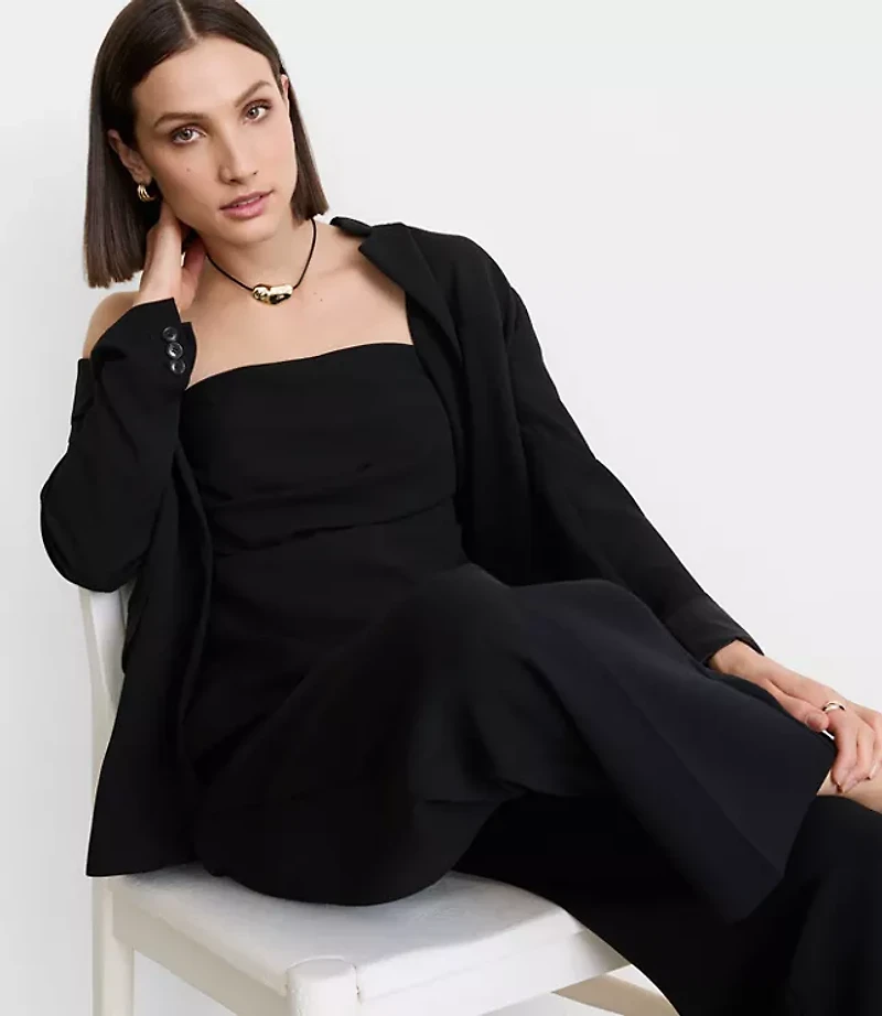 LOFT Versa Crepe Drape Bustier