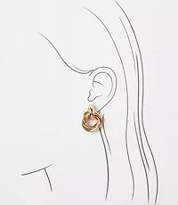 Twist Link Earrings