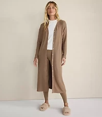 Haven Well Within Brushed Rib Knit Long Sleeve Duster