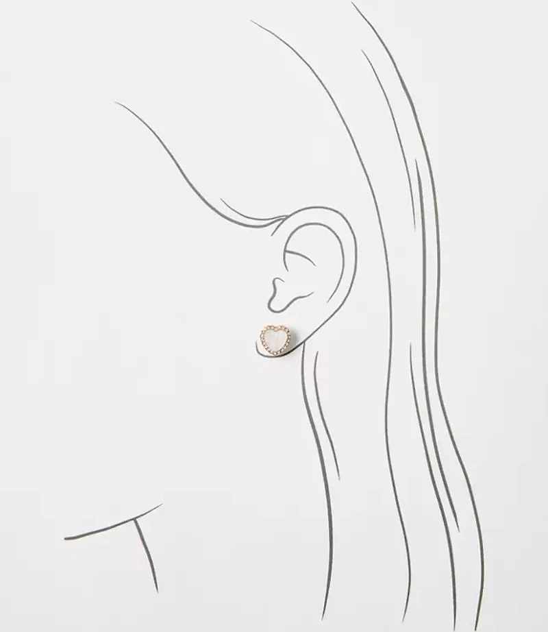 Heart Stud Earring Set