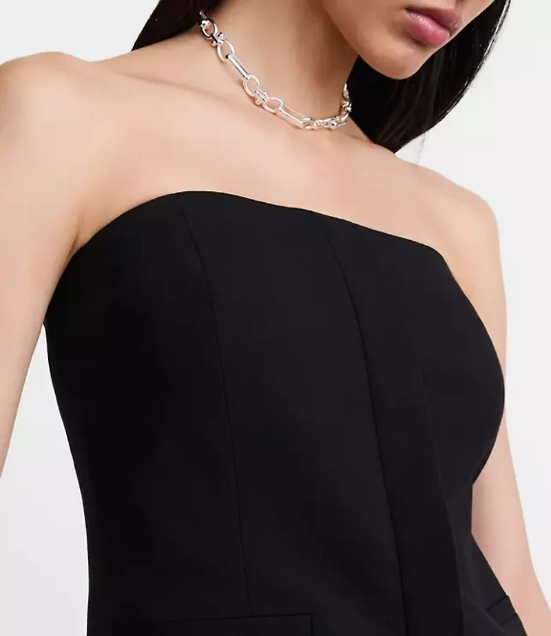 LOFT Versa Seasonless Stretch Strapless Pocket Top