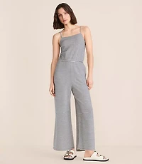 Lou & Grey Striped Strappy Palazzo Jumpsuit