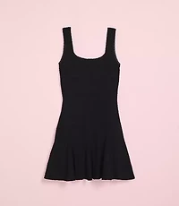 Lately Scalloped Pointelle Mini Dress