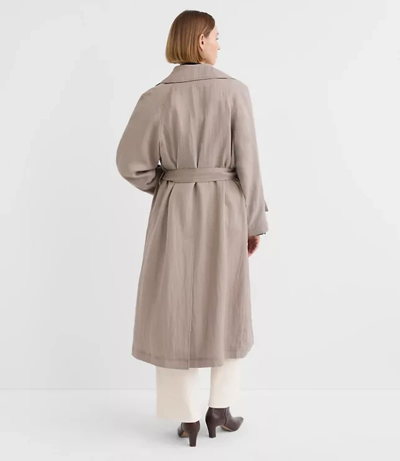 Drapey Trench Coat