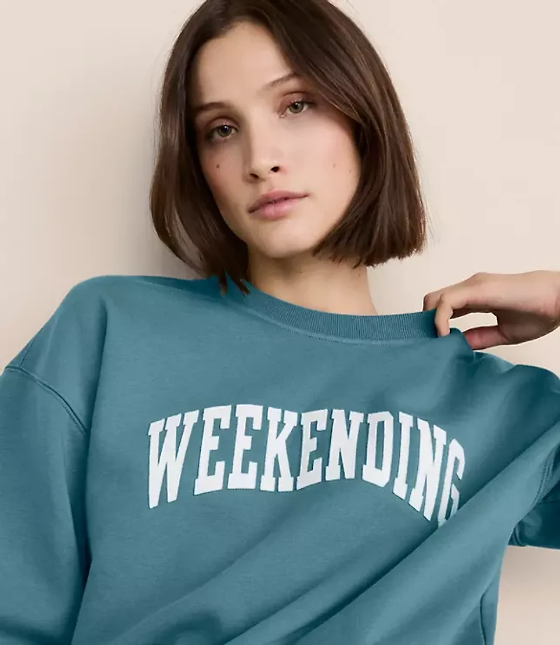 Petite Lou & Grey Weekending Elite Fleece Sweatshirt