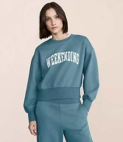Petite Lou & Grey Weekending Elite Fleece Sweatshirt
