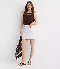 Scalloped Crochet Tank Top