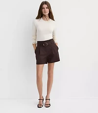 Petite Crochet Trim Pointelle Sweater