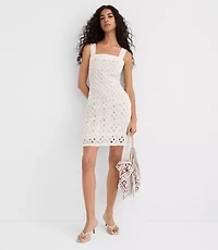 Crochet Tank Mini Dress