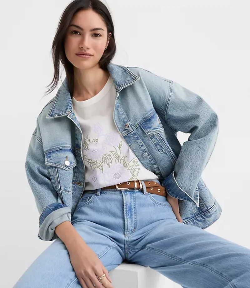 Petite Floral Everyday Crew Tee