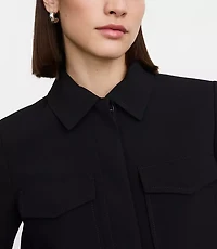 LOFT Versa Seasonless Stretch Patch Pocket Jacket