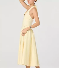 Astr The Label Meana V-Neck Halter Mini Dress