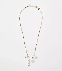 Pearlized Modern Pendant Necklace