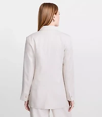 Petite LOFT Versa Pure Spun Patch Pocket Blazer