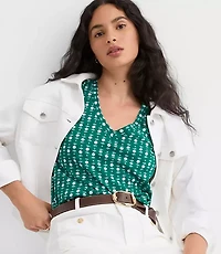 Floral Everyday V-Neck Tee