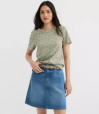 Floral Everyday Crew Tee