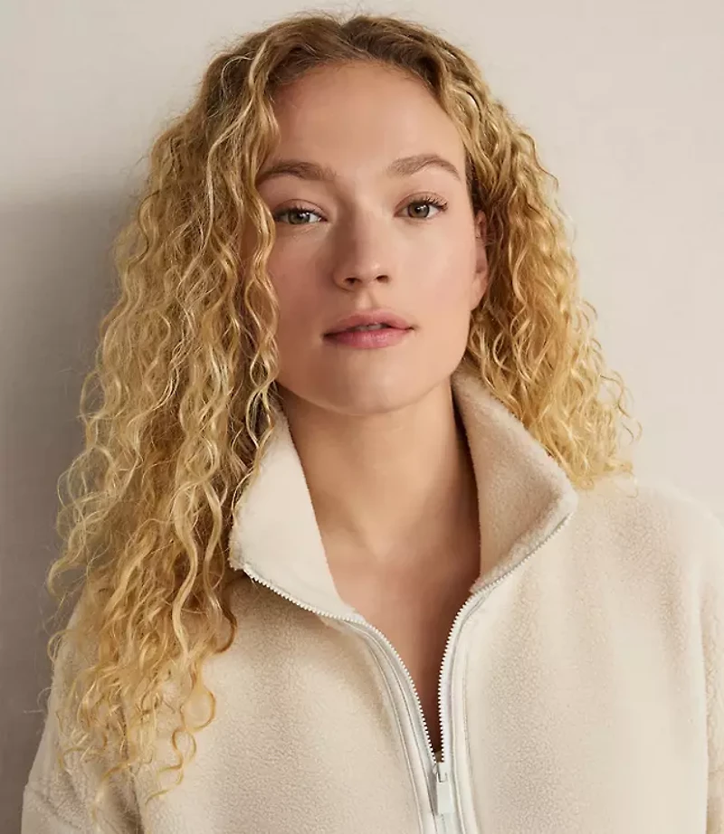 Haven Well Within Faux Sherpa Half Zip Pullover